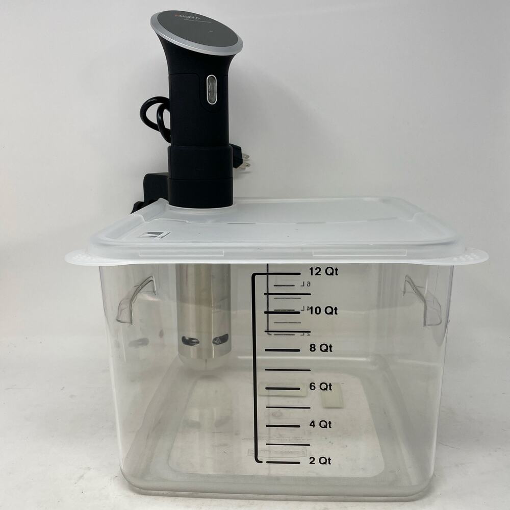 Anova Sous Vide Precision Cooker 800W With Everie 12qt Container